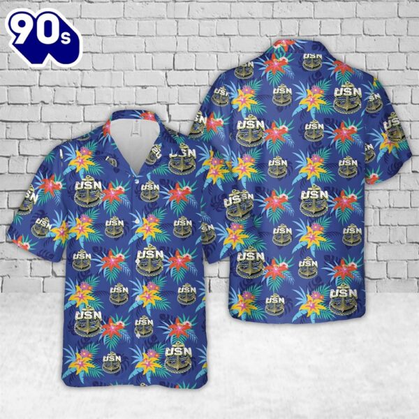 US Navy USN Navy Chief “West Coast Goats” CPO Hawaiian Shirt